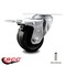 Service Caster 3 Inch Phenolic Wheel Swivel Top Plate Caster with Total Lock Brake SCC SCC-TTL20S314-PHS - alternate 5